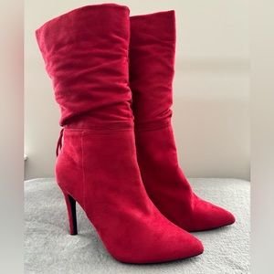 High heel booties